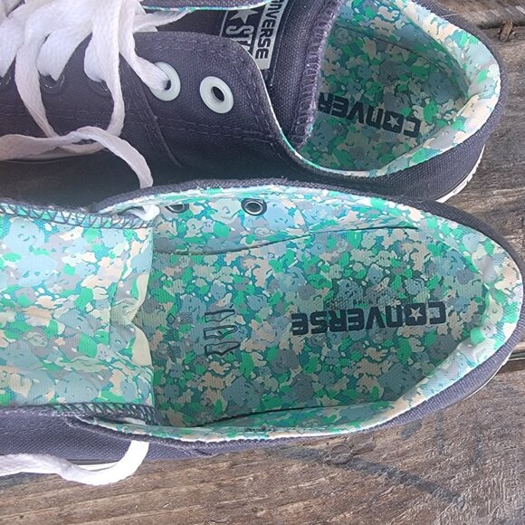 WOMENS CONVERSE CHUCK TAYLOR ALL STAR MADISON OX NAVY SNEAKER SIZE 8 - Picture 7 of 12